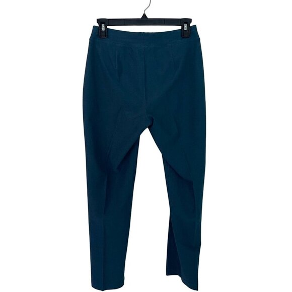 Eileen Fisher Womens Pants Size 4 Green Stretch Crepe Elastic Waist Knit - Picture 5 of 7